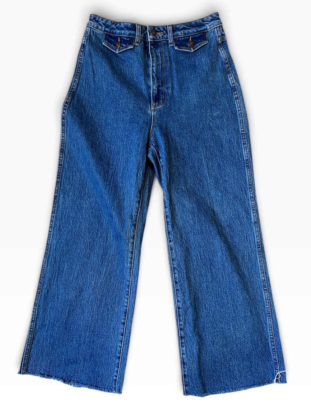 Rolla's Sailor High-Rise Crop Wide-Leg Jeans